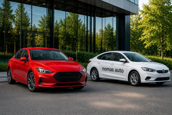 Sarkans un balts auto - nomas auto bezmaksas segums BTA KASKO akcijas ietvaros