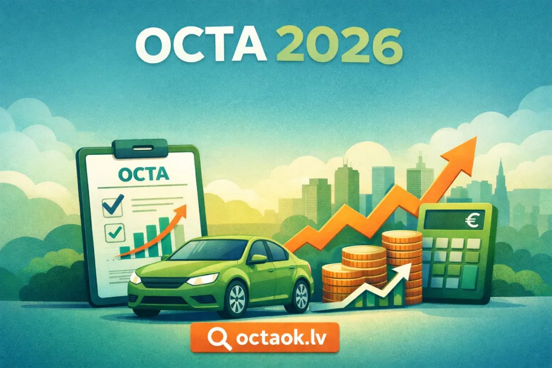 OCTA cenas 2026.gadā
