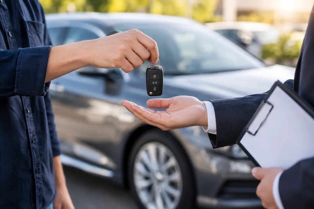 Auto pārdošana un atslēgu nodošana jaunajam īpašniekam